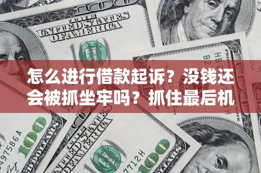 济南怎么进行借款起诉？没钱还会被抓坐牢吗？抓住最后机会！